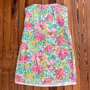 Lilly Pulitzer Keetan Dress Strapless Little Lilet ((Size 4))